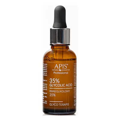 Apis Natural Cosmetics TerApis 35% Glycolic Acid feszesítő hámlasztó szérum az arcbőr regenerálá