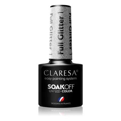 Claresa SoakOff UV/LED Color Full Glitter géles körömlakk árnyalat 1 5 g