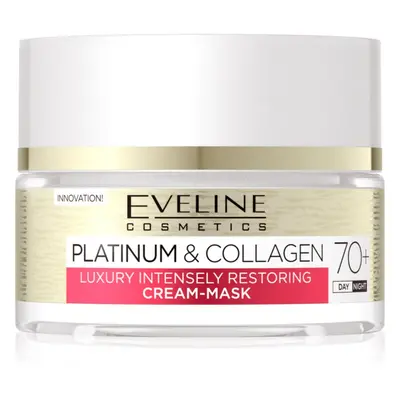 Eveline Cosmetics Platinum & Collagen megújító krémes pakolás 70+ 50 ml