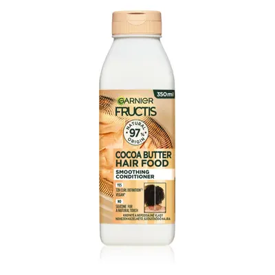 Garnier Fructis Cocoa Butter Hair Food kisimító balzsam a rakoncátlan és töredezett hajra 350 ml