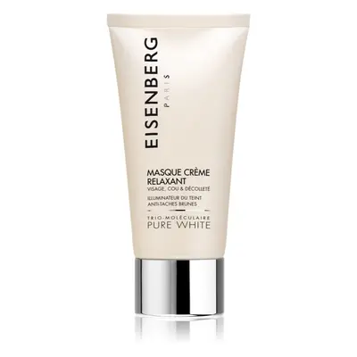 Eisenberg Pure White Masque Crème Relaxant hidratáló és világosító maszk a pigment foltok ellen 