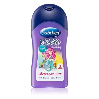 Bübchen Kids 3 in 1 3 az 1 sampon, kondicionáló és tusfürdő gyermekeknek 50 ml