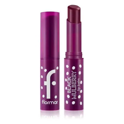 flormar Lip Balm ajakbalzsam ízesítéssel árnyalat 002 Black Mulberry 3 g