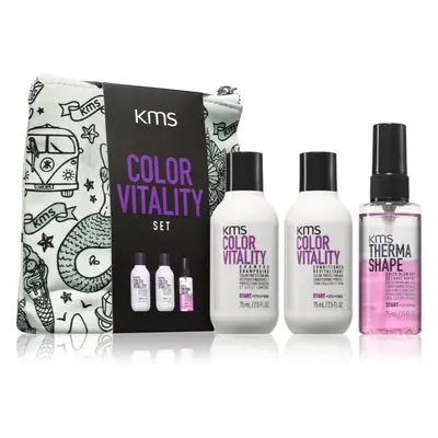 KMS Color Vitality Set utazási készlet festett hajra