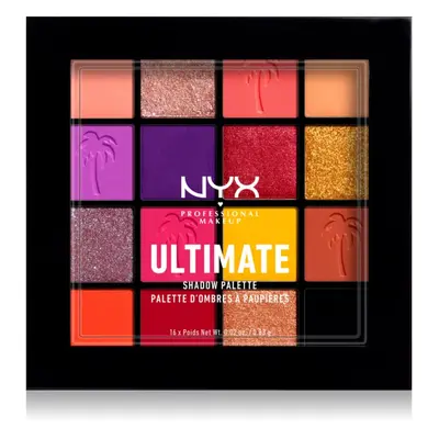 NYX Professional Makeup Ultimate Shadow Palette szemhéjfesték paletta árnyalat 13 - Festival 16 