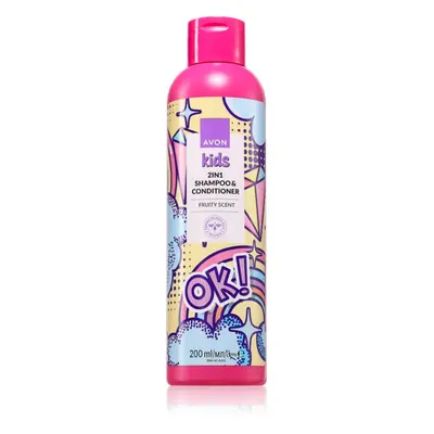 Avon Kids Fruit sampon és kondicionáló 2 in1 200 ml