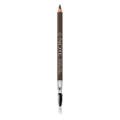 Note Cosmetique Natural Look szemöldök ceruza kefével 04 Deep Brown 1,08 g