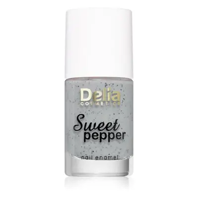 Delia Cosmetics Sweet Pepper Black Particles körömlakk árnyalat 01 Cloudy 11 ml