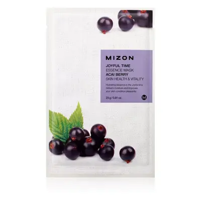 Mizon Joyful Time Acai Berry szövet arcmaszk az arcbőr élénkítésére és vitalitásáért 23 g