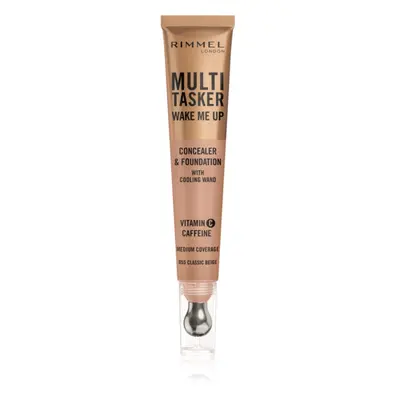 Rimmel Multi-Tasker Wake Me Up alapozó és korrektor az élénk bőrért árnyalat 55 Classic Beige 20