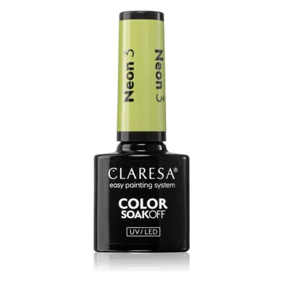 Claresa SoakOff UV/LED Color Neon géles körömlakk árnyalat 5 5 g