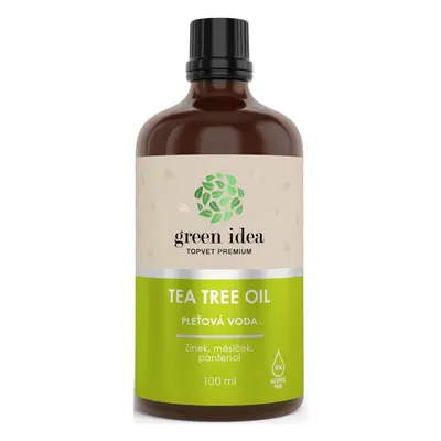 Green Idea Tea Tree Oil bőrtisztító víz alkoholmentes 100 ml