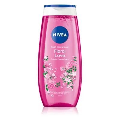 NIVEA Floral Love felfrissítő tusfürdő gél 250 ml