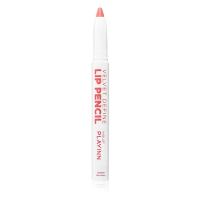 Inglot PlayInn Velvet Define Lip Pencil intenzív szájkontúrceruza árnyalat BLUSHING CORAL 61 1,6