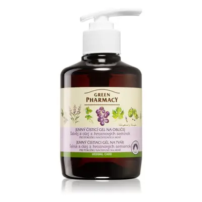 Green Pharmacy Sage & Thyme Face Wash gyengéd tisztító gél az arcra irritáció ellen 270 ml