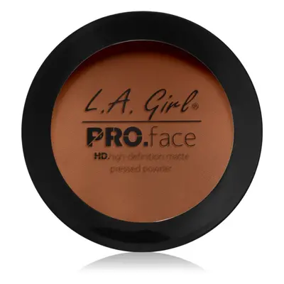 L.A. Girl Cosmetics PRO. Face HD kompakt púder matt hatással árnyalat Warm Caramel 7 g