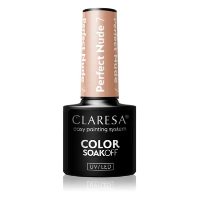 Claresa SoakOff UV/LED Color Perfect Nude géles körömlakk árnyalat 7 5 g