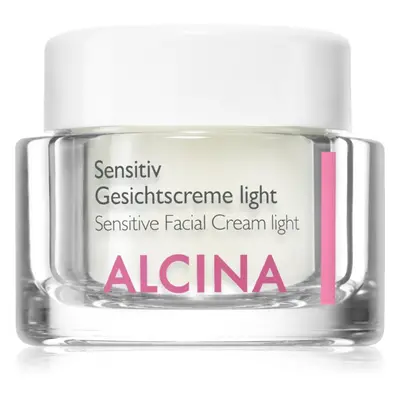 Alcina For Sensitive Skin könnyű arckrém az érzékeny bőr megnyugtatásához és erősítéséhez 50 ml