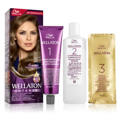 Wella Wellaton Intense tartós hajfesték Argán olajjal árnyalat 7/2 Matte Medium Blond 1 db