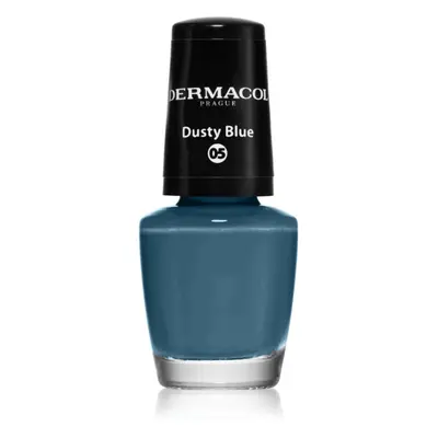 Dermacol Mini körömlakk árnyalat 05 Dusty Blue 5 ml