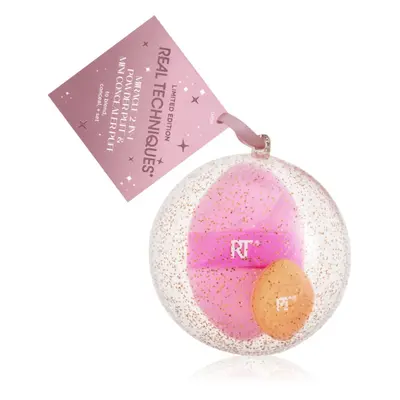 Real Techniques Miracle 2-in-1 Powder Puff Ornament sminkszivacs 2 db