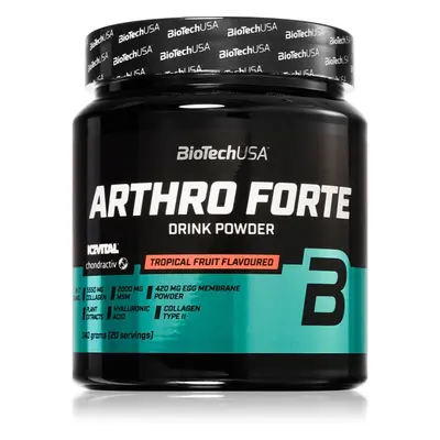 BioTechUSA Arthro Forte italpor az ízületek és porcok táplálására íz Tropical Fruit 340 g