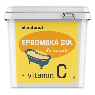 Allnature Epsom salt + vitamín C fürdősó C vitamin 5000 g