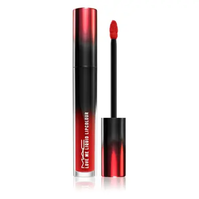 MAC Cosmetics Love Me Liquid Lipcolour krémes rúzs szatén finish-el árnyalat Ruby Do! 3,1 ml