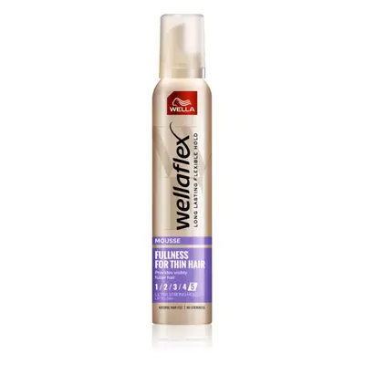 Wella Wellaflex Fullness For Thin Hair fixáló hab extra erős fixáló hatású gyenge hajra 200 ml