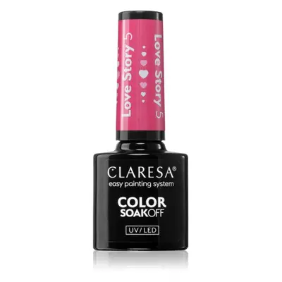 Claresa SoakOff UV/LED Color Love Story géles körömlakk árnyalat 5 5 g