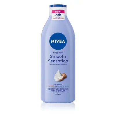 NIVEA Smooth Sensation hidratáló testápoló tej száraz bőrre 400 ml