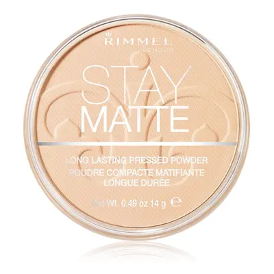 Rimmel Stay Matte púder árnyalat 001 Transparent 14 g