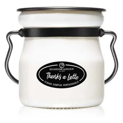 Milkhouse Candle Co. Creamery Thanks A Latte illatgyertya Cream Jar 142 g