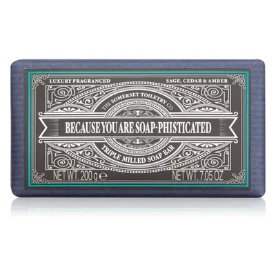 The Somerset Toiletry Co. Distinguished Gentlemen Soap Bar Szilárd szappan uraknak Sage, Cedar &