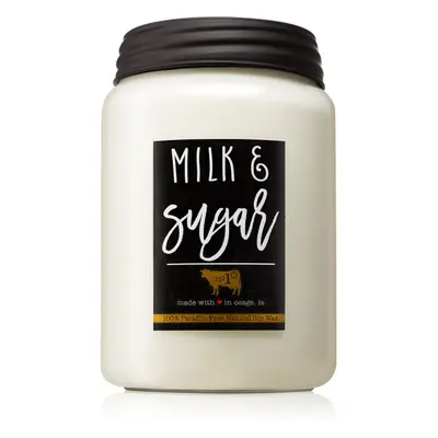 Milkhouse Candle Co. Farmhouse Milk & Sugar illatgyertya Mason Jar 737 g