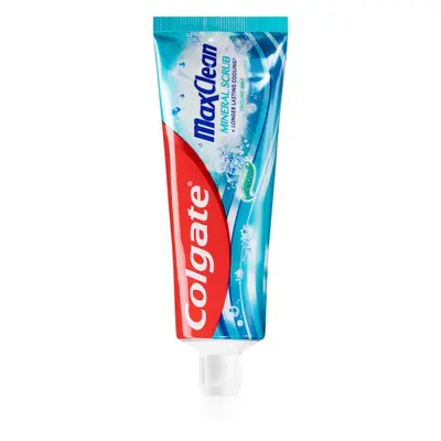 Colgate Max Clean Mineral Scrub géles fogkrém a friss leheletért Tingling Mint 75 ml