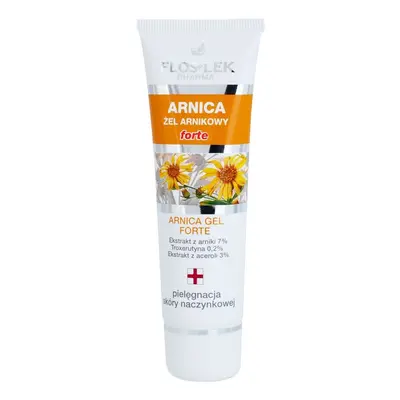 FlosLek Pharma Arnica Forte nyugtató gél a pirosodásra hajlamos arcra 50 ml