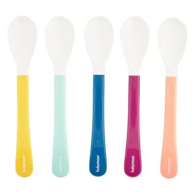 Babymoov Spoons Multicolor kiskanál 8m+ Multicolor 5 db