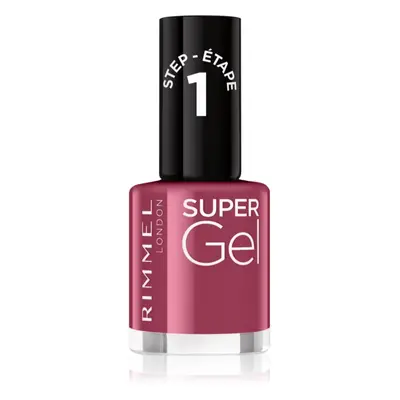 Rimmel Super Gel géles körömlakk UV/LED lámpa használata nélkül árnyalat 030 Wild Gal 12 ml