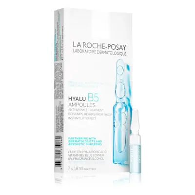 La Roche-Posay Hyalu B5 Ampoules gondoskodás a mély ráncok kitöltéséről ampullákban 7x1,8 ml