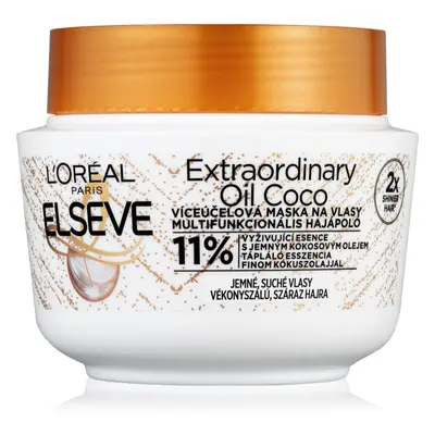 L’Oréal Paris Elseve Extraordinary Oil Coconut tápláló hajpakolás kókuszolajjal normál, száraz é