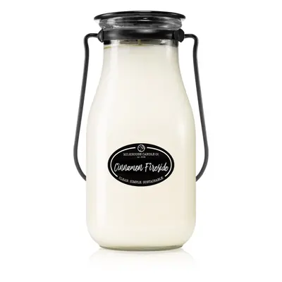 Milkhouse Candle Co. Creamery Cinnamon Fireside illatgyertya Milkbottle 396 g