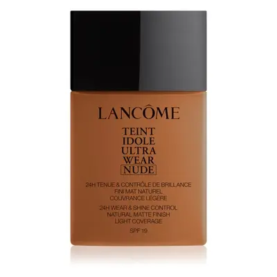 Lancôme Teint Idole Ultra Wear Nude könnyű mattító alapozó árnyalat 12 Ambre 40 ml