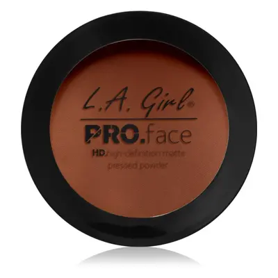 L.A. Girl Cosmetics PRO. Face HD kompakt púder matt hatással árnyalat Chestnut 7 g