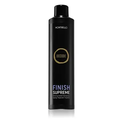 Montibello Decode Finish Supreme Spray hajlakk erős fixálással ellenáll a levegő nedvességének 4