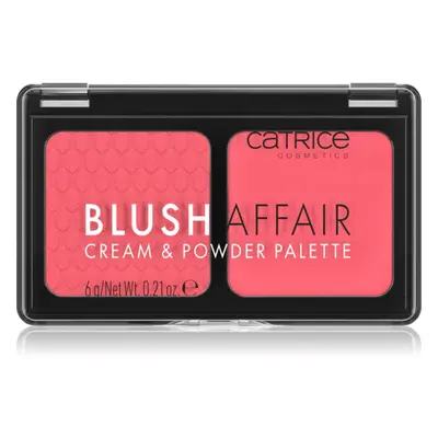 Catrice Blush Affair duo arcpirosító árnyalat 010 Stunning Strawberry 6 g