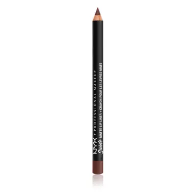 NYX Professional Makeup Suede Matte Lip Liner Matt ajakceruza árnyalat 55 Cold Brew 1 g