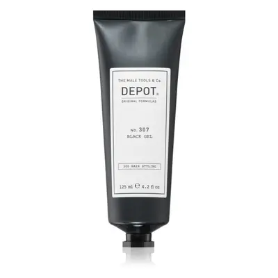 Depot No. 307 Black Gel styling gél sötét hajra 125 ml