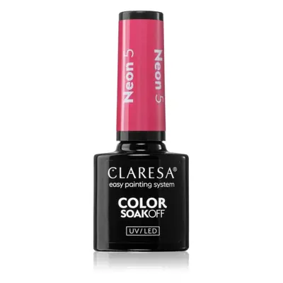 Claresa SoakOff UV/LED Color Neon géles körömlakk árnyalat 5 5 g