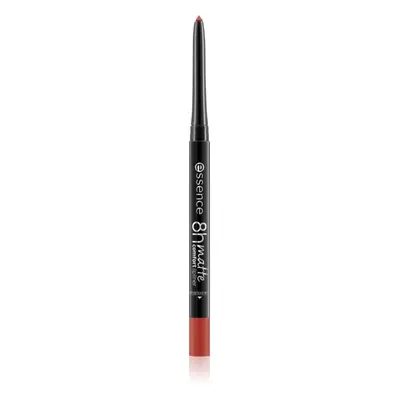 essence 8h Matte Comfort Matt ajakceruza hegyezővel árnyalat 18 Cherry On Top 0,3 g